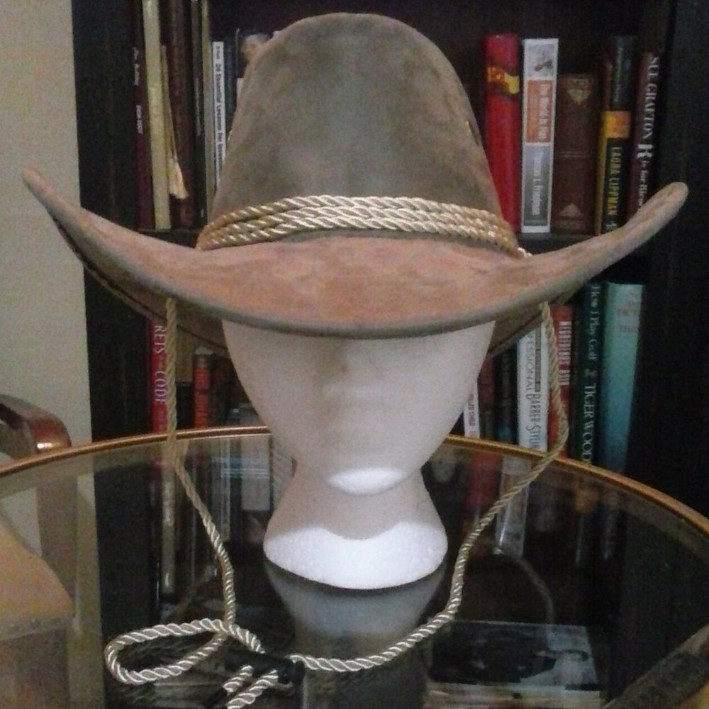 Men faux felt fedora Hat